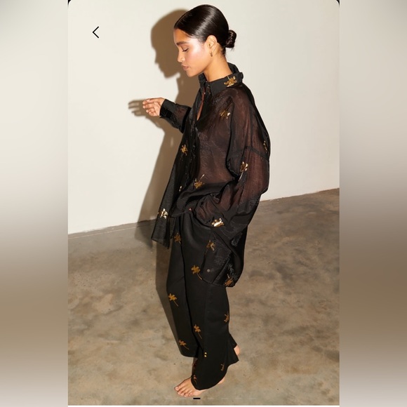 BNWOT Never Fully Dressed Gold Palm Fleck Set - Picture 2 of 5